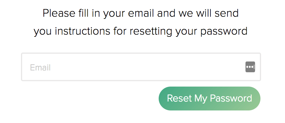 reset password